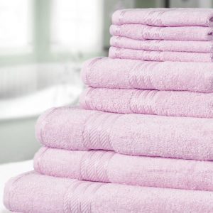 Luxury Egyptian Collection Towels 500GSM Pink Supreme