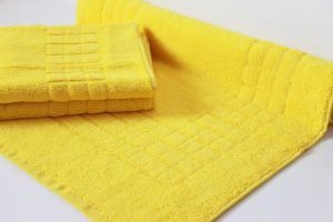 Supreme Yellow 2 Pack of Bath Mats