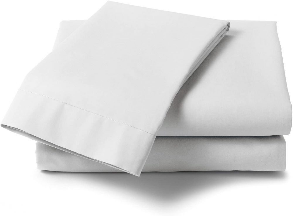 Small Double Fitted Sheets in White Poly Cotton 4ft fitted sheets
