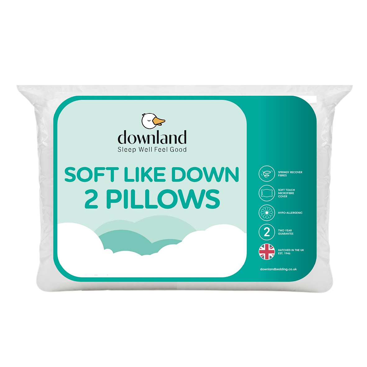 soft like down pillows anti allergy microfibre