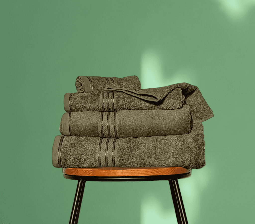 Sage Green Towels Luxury Egyptian Collection Cotton Bath Towel