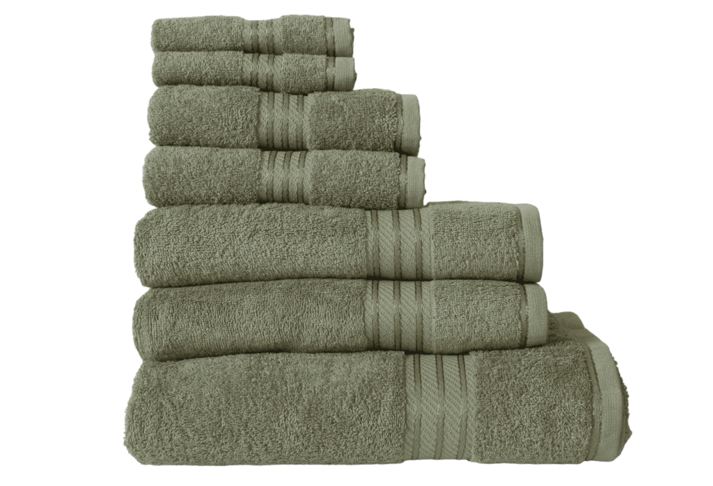 Sage Green Towels Luxury Egyptian Collection Cotton Bath Towel