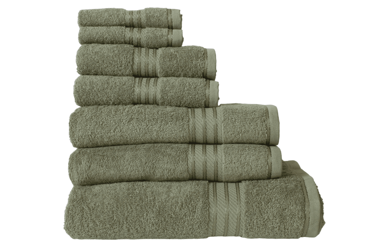 Sage Green Towels Luxury Egyptian Collection Cotton Bath Towel