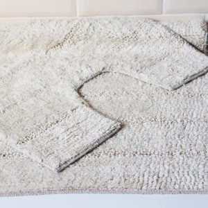 chalk hill white bath mat set 2 piece