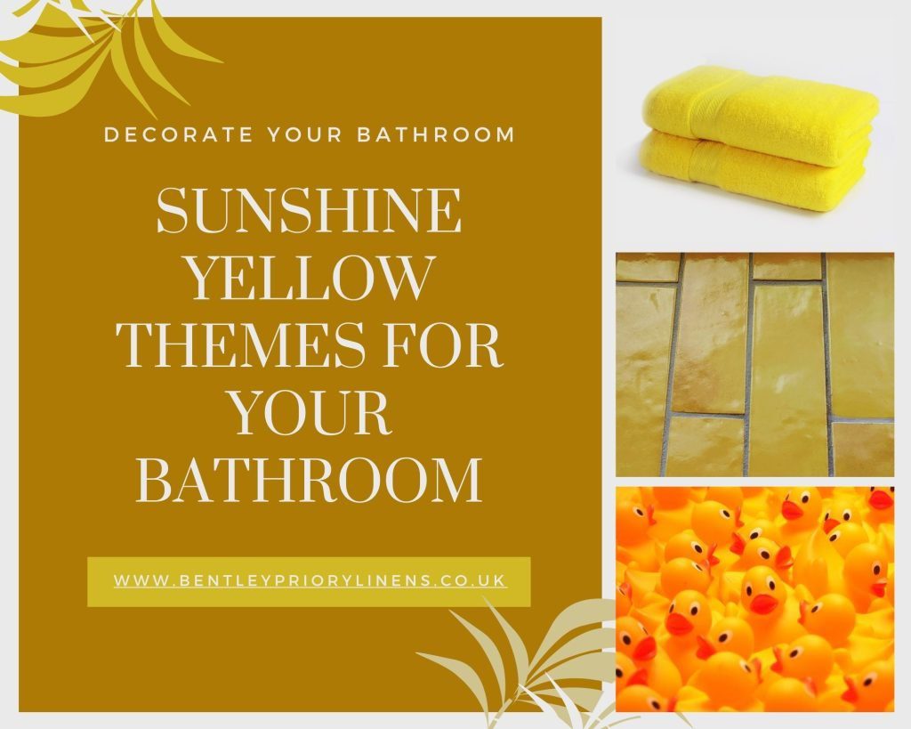 Bring Spring into Your Bathroom with Supreme Sunshine Yellow Towels