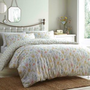 Wildflower duvet cover set Floral bedding set King size duvet cover
