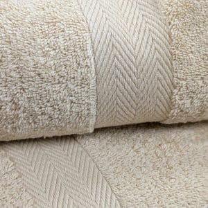 luxor stone bath towels luxury 600 gsm cotton towels with chevron pattern border